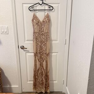 Elegant Sequin Gown
